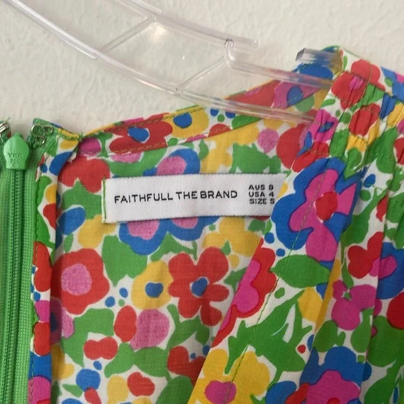 Faithfull the Brand Multicolor Floral Midi Dress - Picture 8 of 12